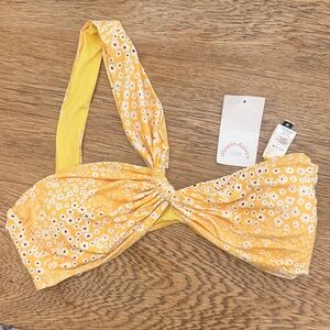 Dippin' Daisy's Sunflower Yellow Floral Bikini Top